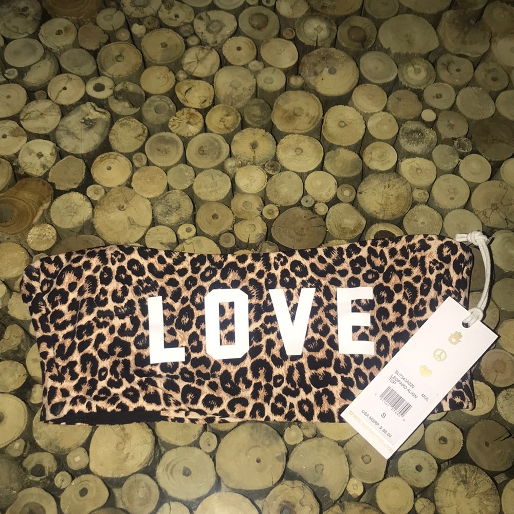 NWT Strapless Bikini Top.